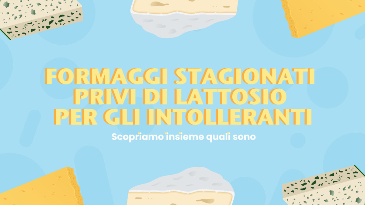 formaggi stagionati senza lattosio per intolleranti