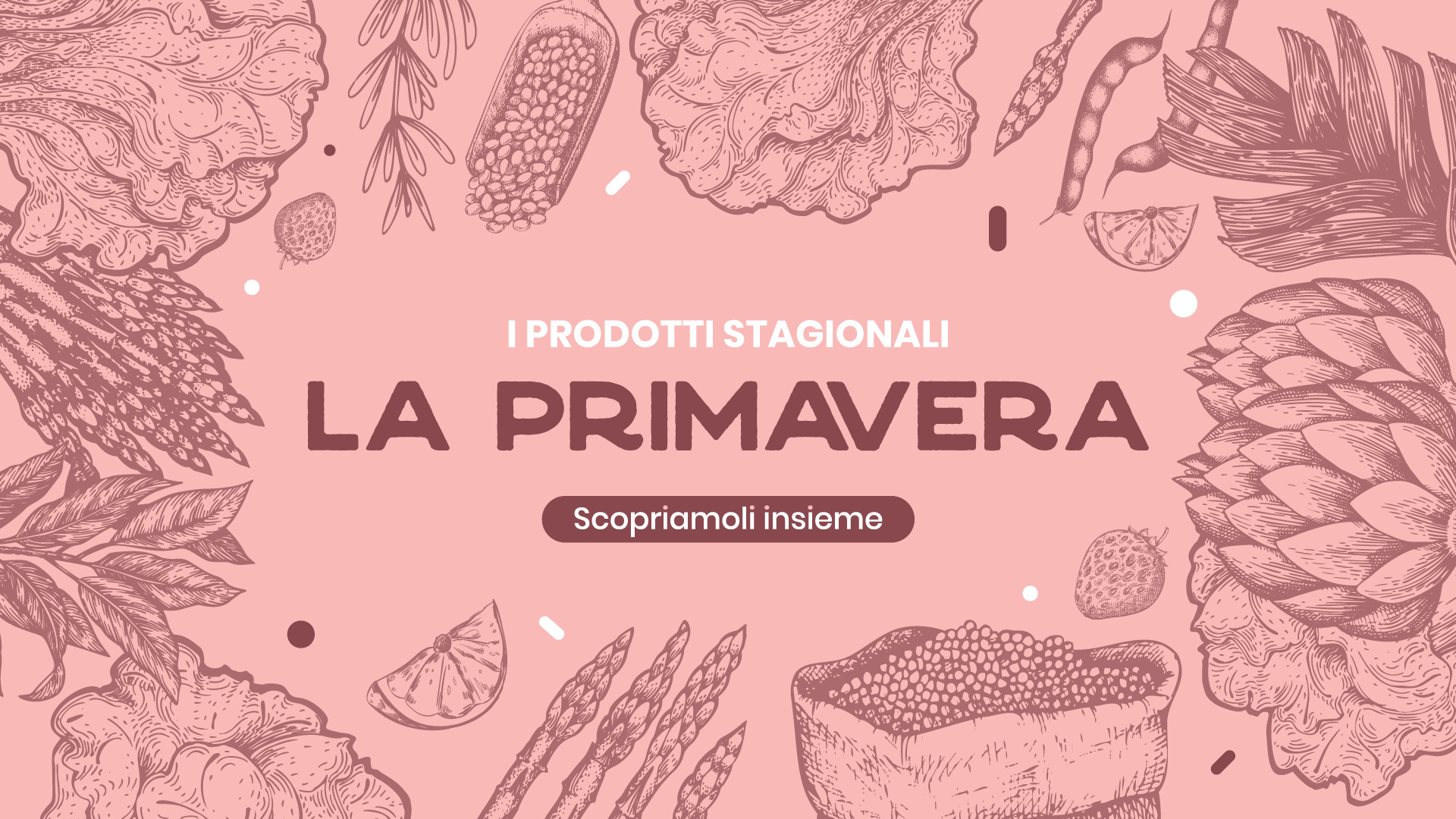 prodotti tipici stagione primavera (frutta verdura)